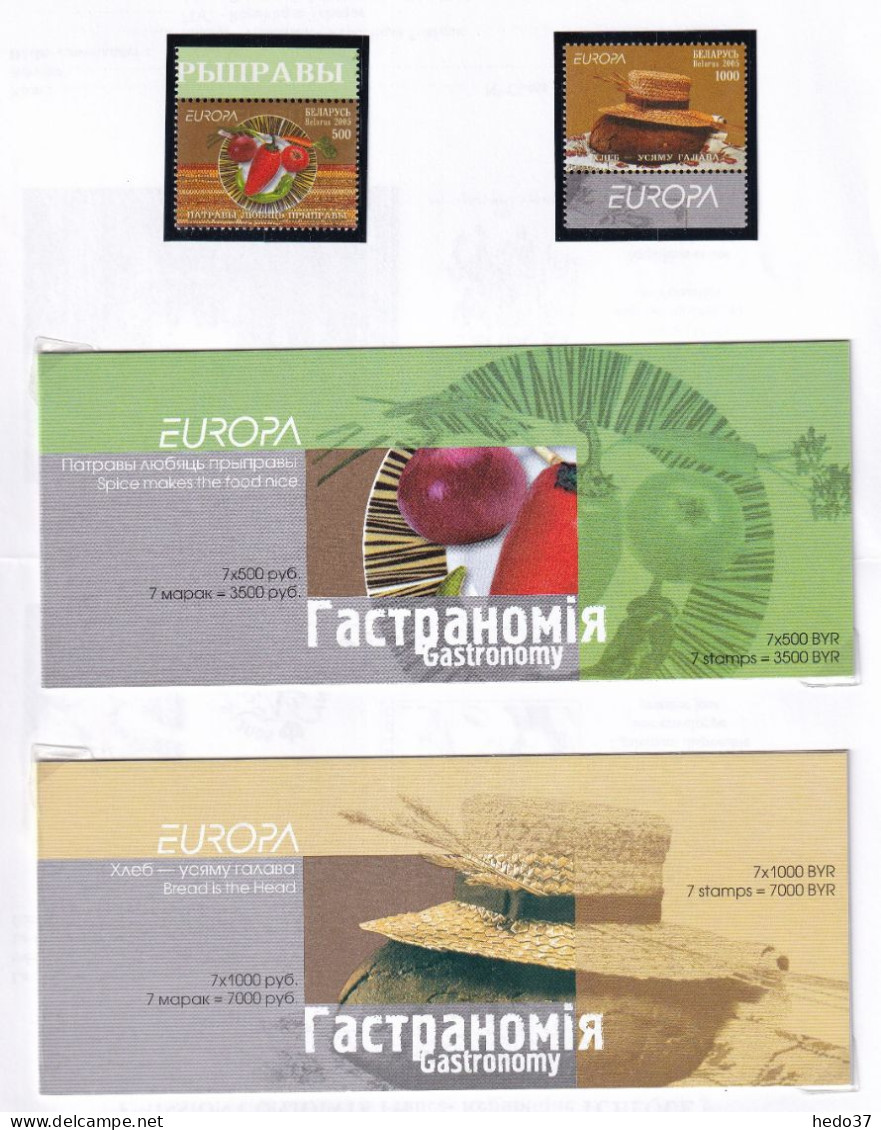 Europa 2005 - Biélorussie N°528/529 & Carnet - Neuf ** Sans Charnière - TB - 2005