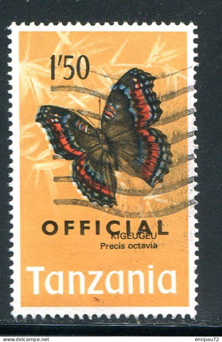 TANZANIE- Service Y&T N°24- Oblitéré (papillon) - Tanzania (1964-...)