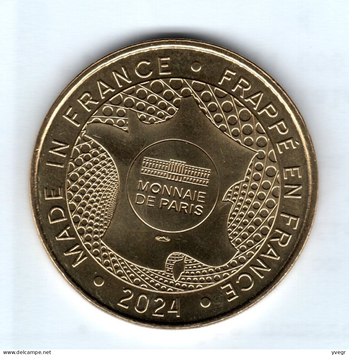 Jeton, Médaille Touristique De La Monnaie De Paris - 14 Courselles Sur Mer - Centre JUNO BEACH 2024 / 6 Juin 1944 - 2024