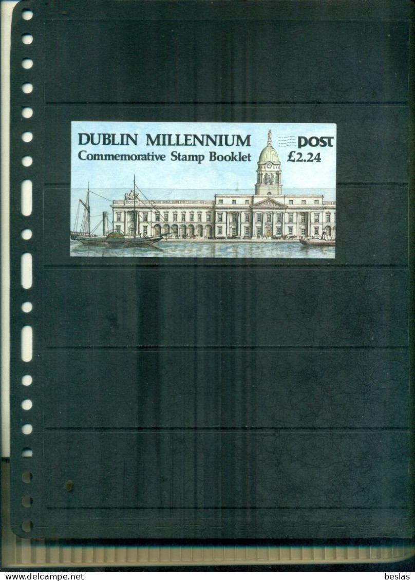 IRLANDE 1000 DUBLIN 1 CARNET DE 8 TIMBRES NEUF A PARTIR DE 1,50 EUROS - Markenheftchen