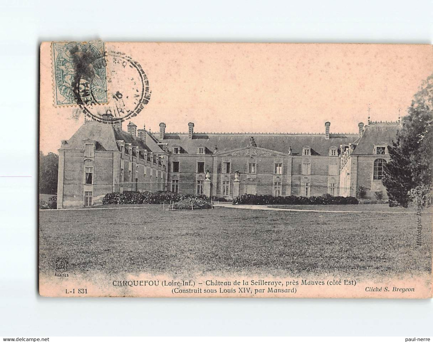 CARQUEFOU : Château De La Seilleraye - état - Carquefou