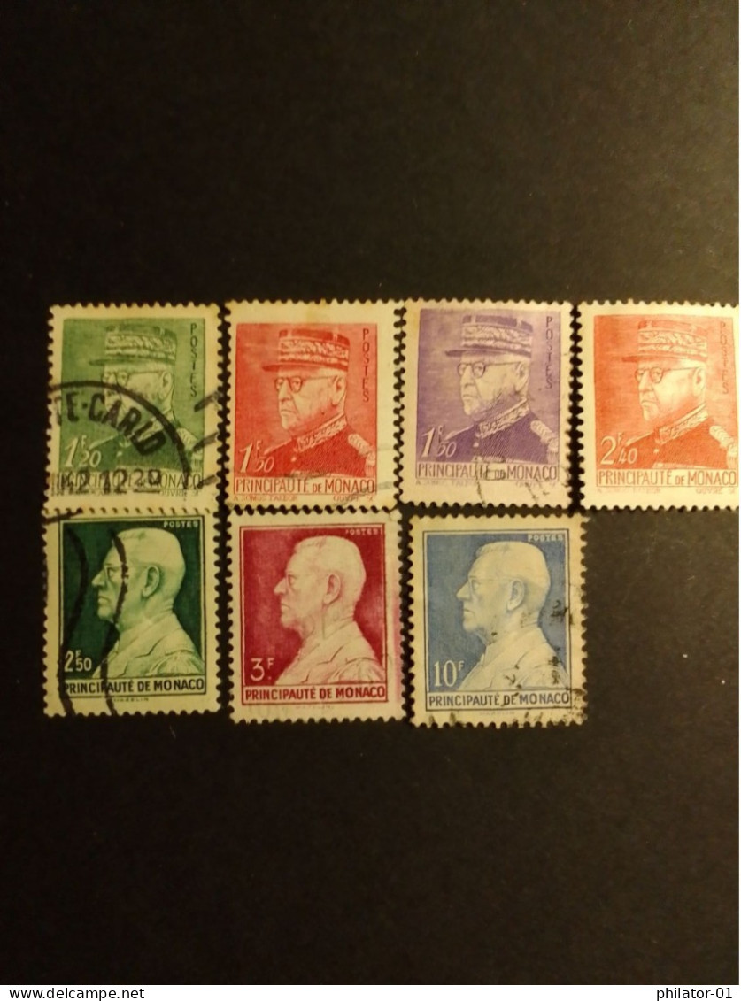 YT 228 à 231 & 281, 282, 284 - Used Stamps