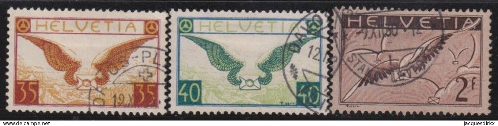 Suisse   .  Yvert  .     PA  13/15     .        O        .    Oblitéré - Used Stamps