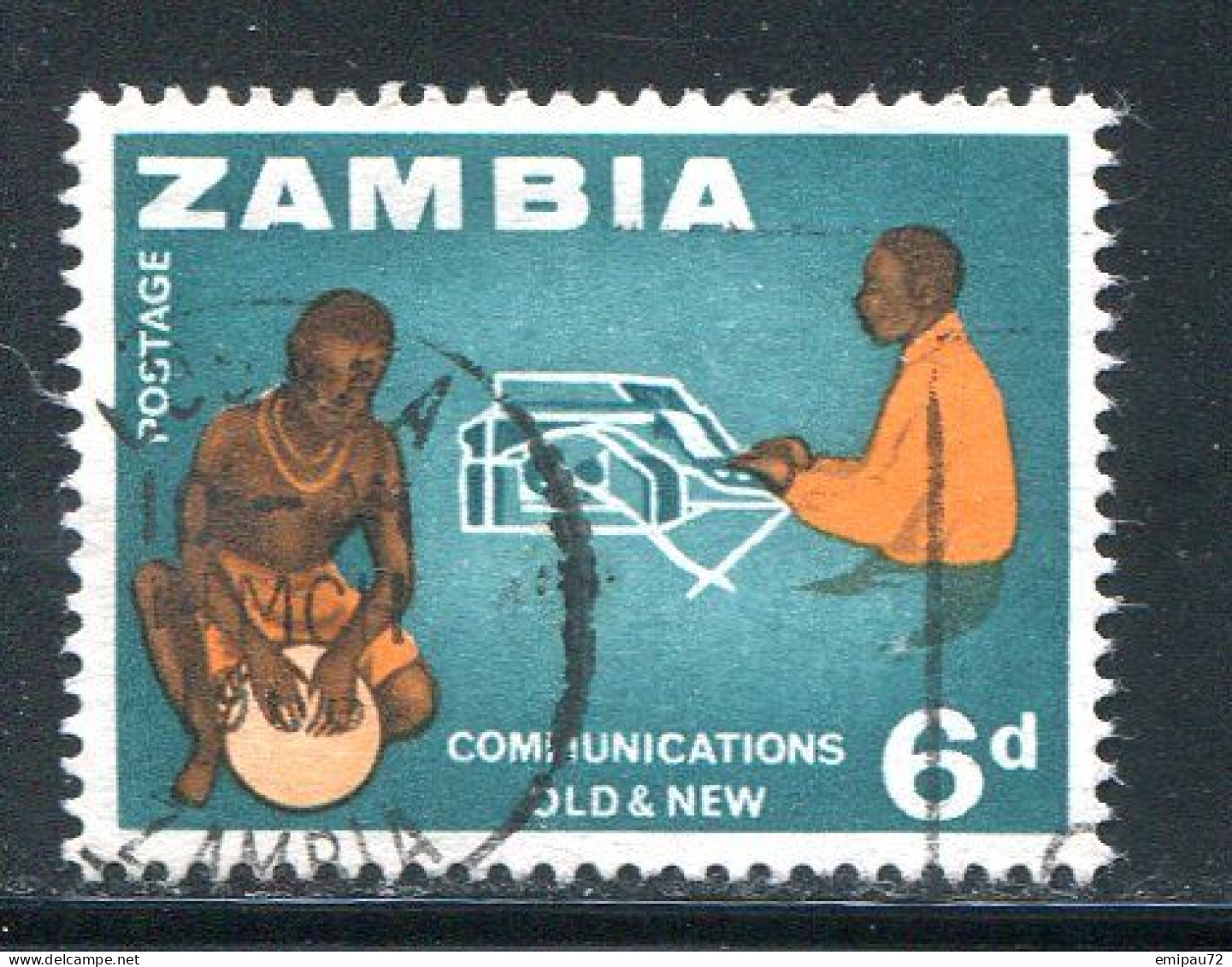 ZAMBIE- Y&T N°9- Oblitéré - Zambie (1965-...)