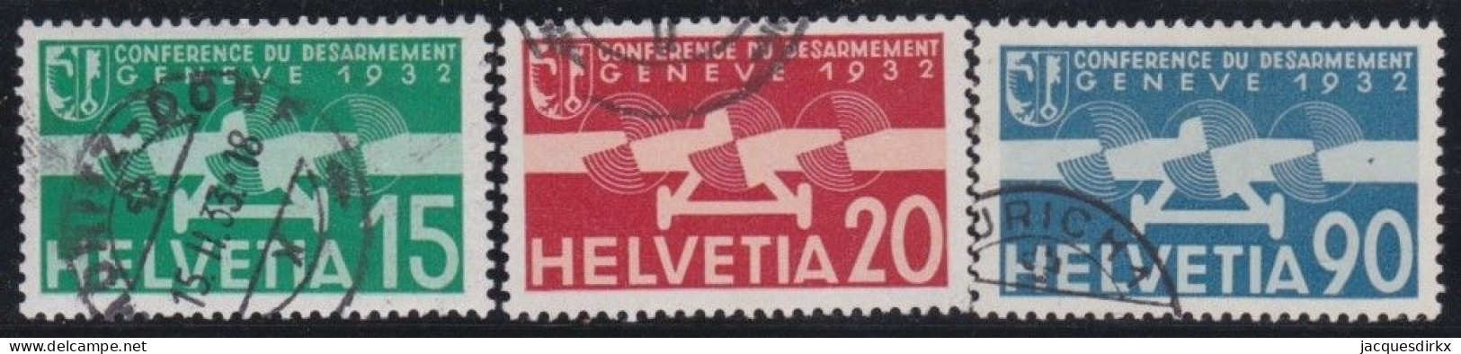 Suisse   .  Yvert  .     PA  16/18     .        O        .    Oblitéré - Used Stamps