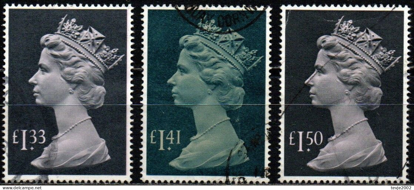 Großbritannien 1984 - 1986 - Mi.Nr. 1007 1043 1084 - Gestempelt Used - Machin - Machin-Ausgaben