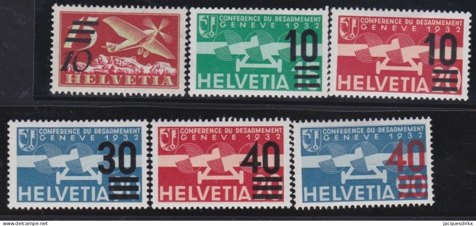 Suisse   .  Yvert  .     PA  19/24     .        *        .   Neuf Avec Gomme - Unused Stamps