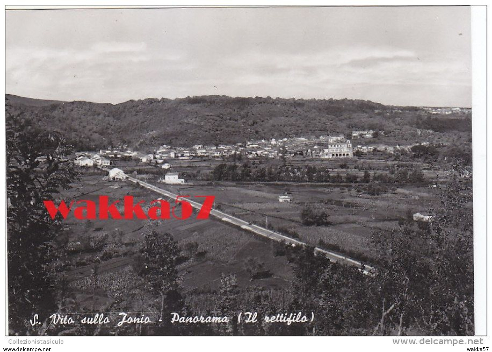 3-4119- San Vito Sullo Ionio - Panorama (il Rettifilo) - Catanzaro - F.g. Non Viaggiata - Catanzaro