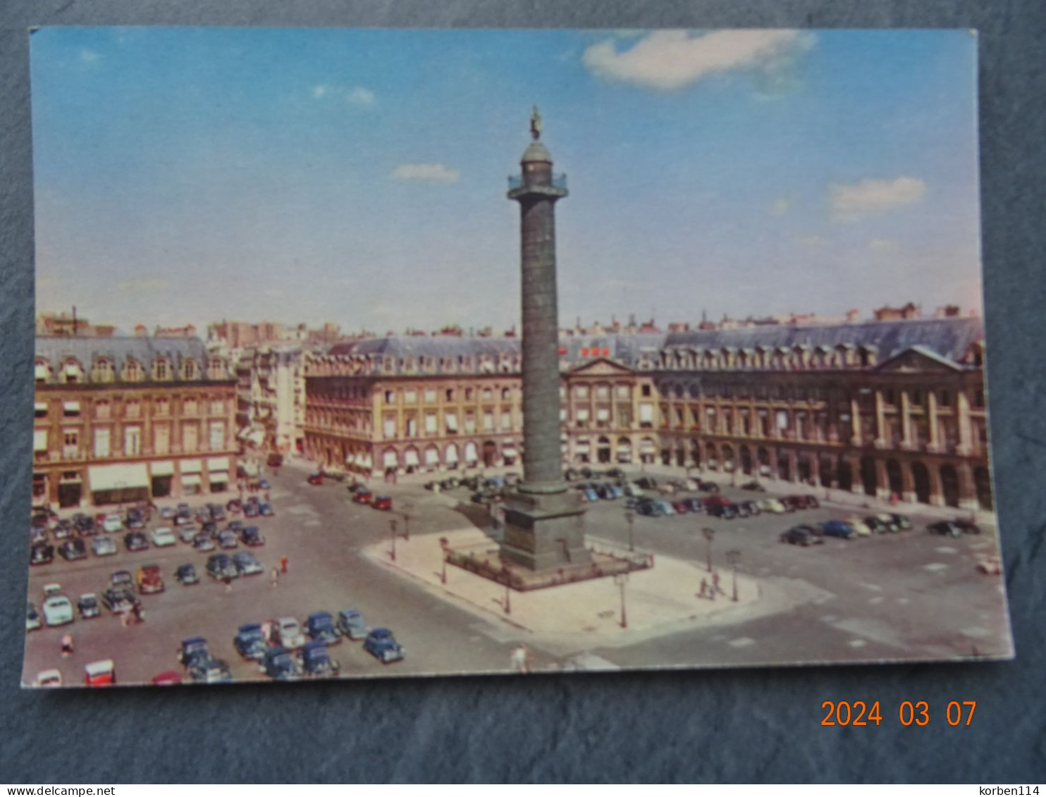 LA PLACE VENDOME ET LA COLONNE D'austerlitz - Standbeelden