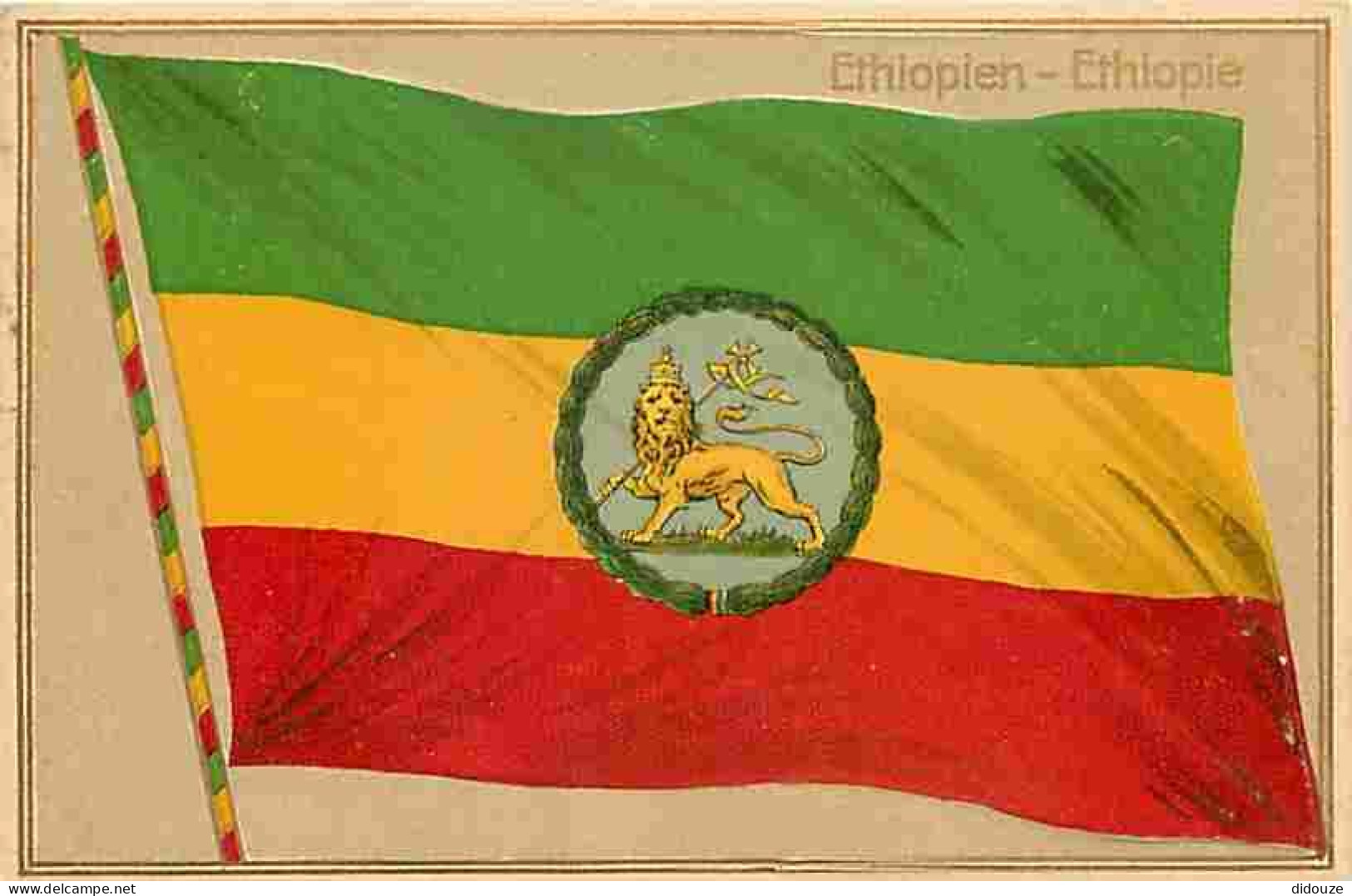 Ethiopie - Drapeau De L'Ethiopie - CPA - Voir Scans Recto-Verso - Ethiopie