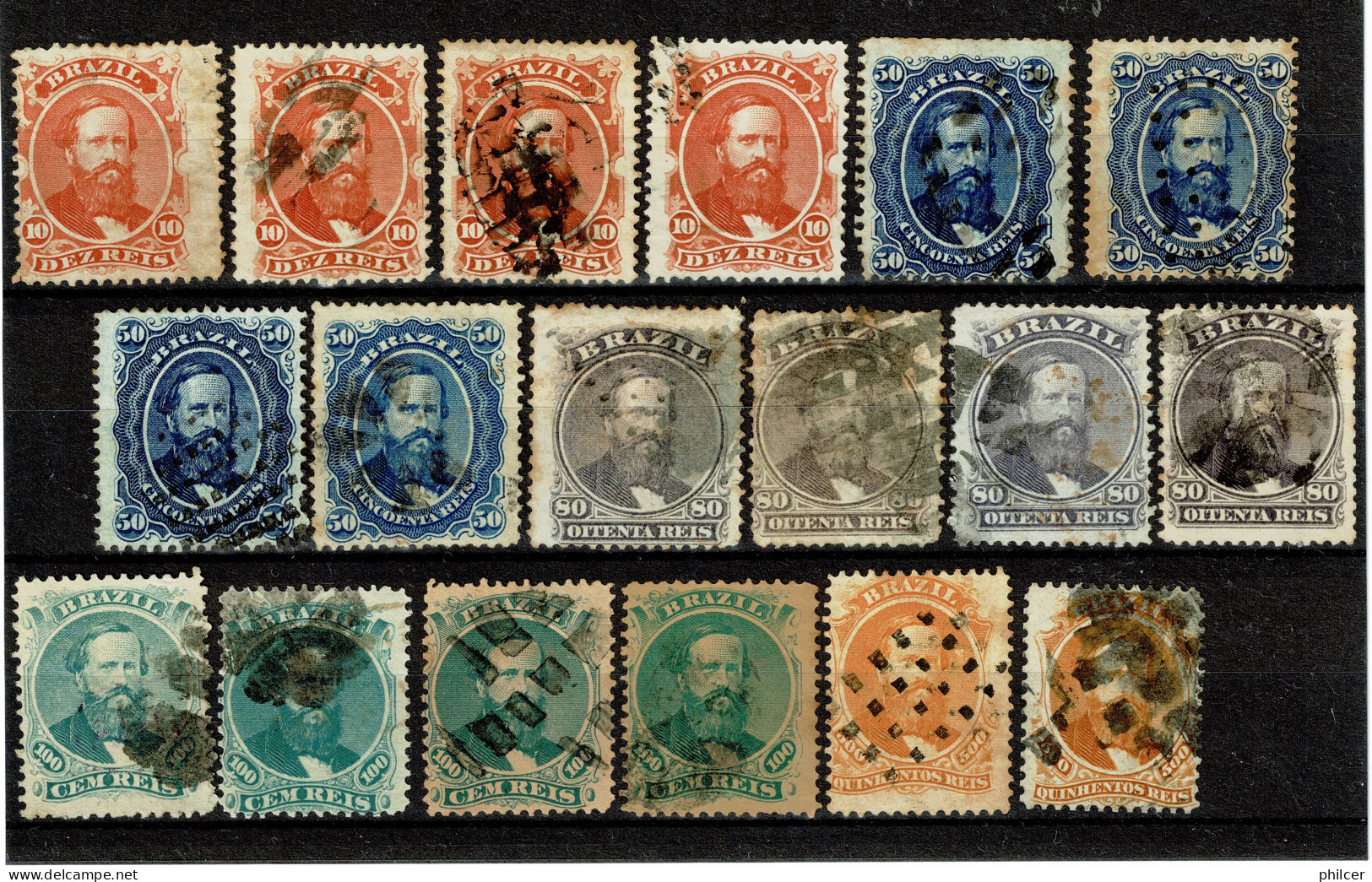 Brasil, 1866, # RHM 23, Used - Oblitérés