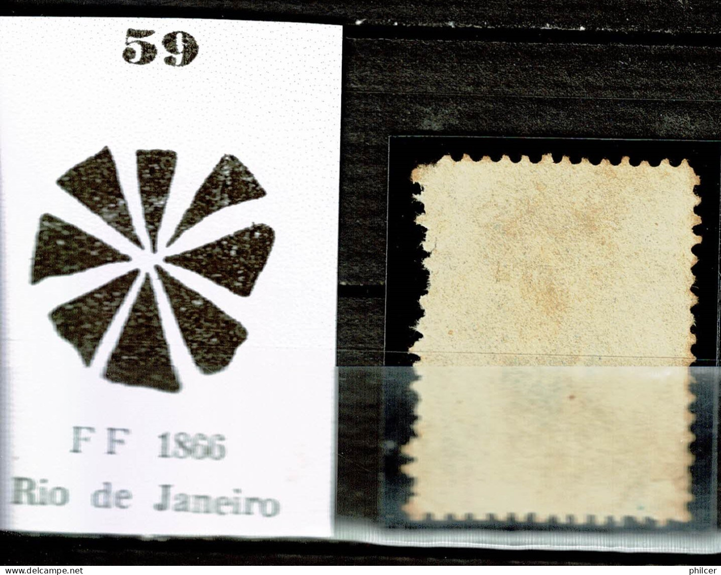 Brasil, 1866, # RHM 28, Used - Used Stamps