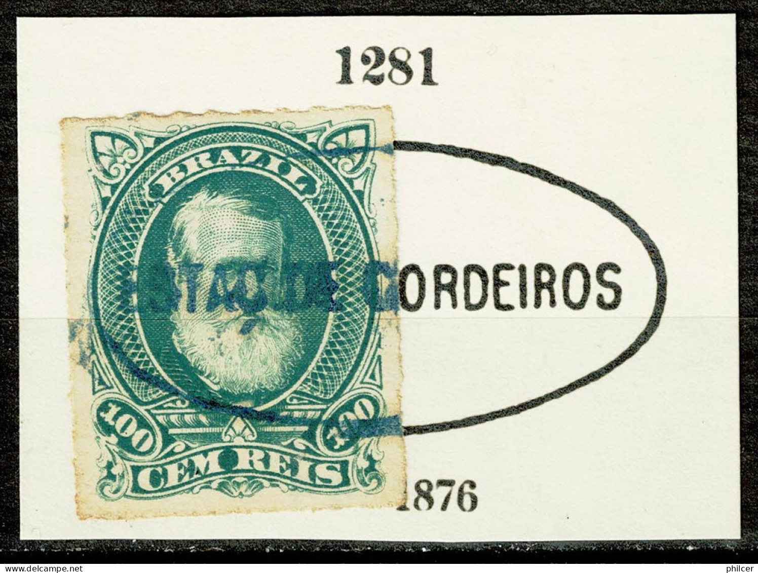 Brasil, 1877/8, # RHM 41, Used - Gebruikt