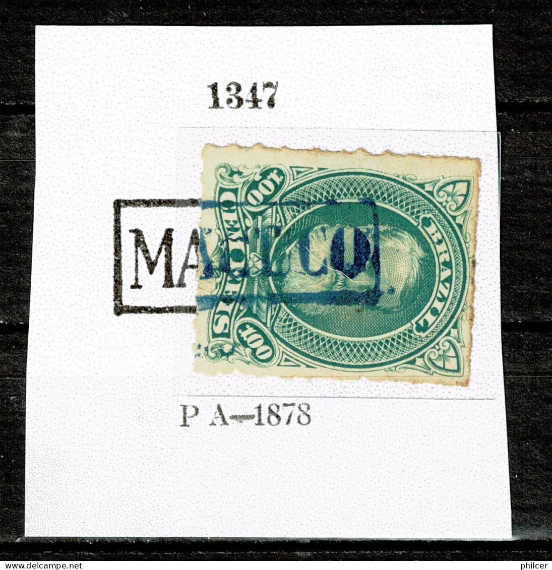 Brasil, 1877/8, # RHM 41, Used - Used Stamps