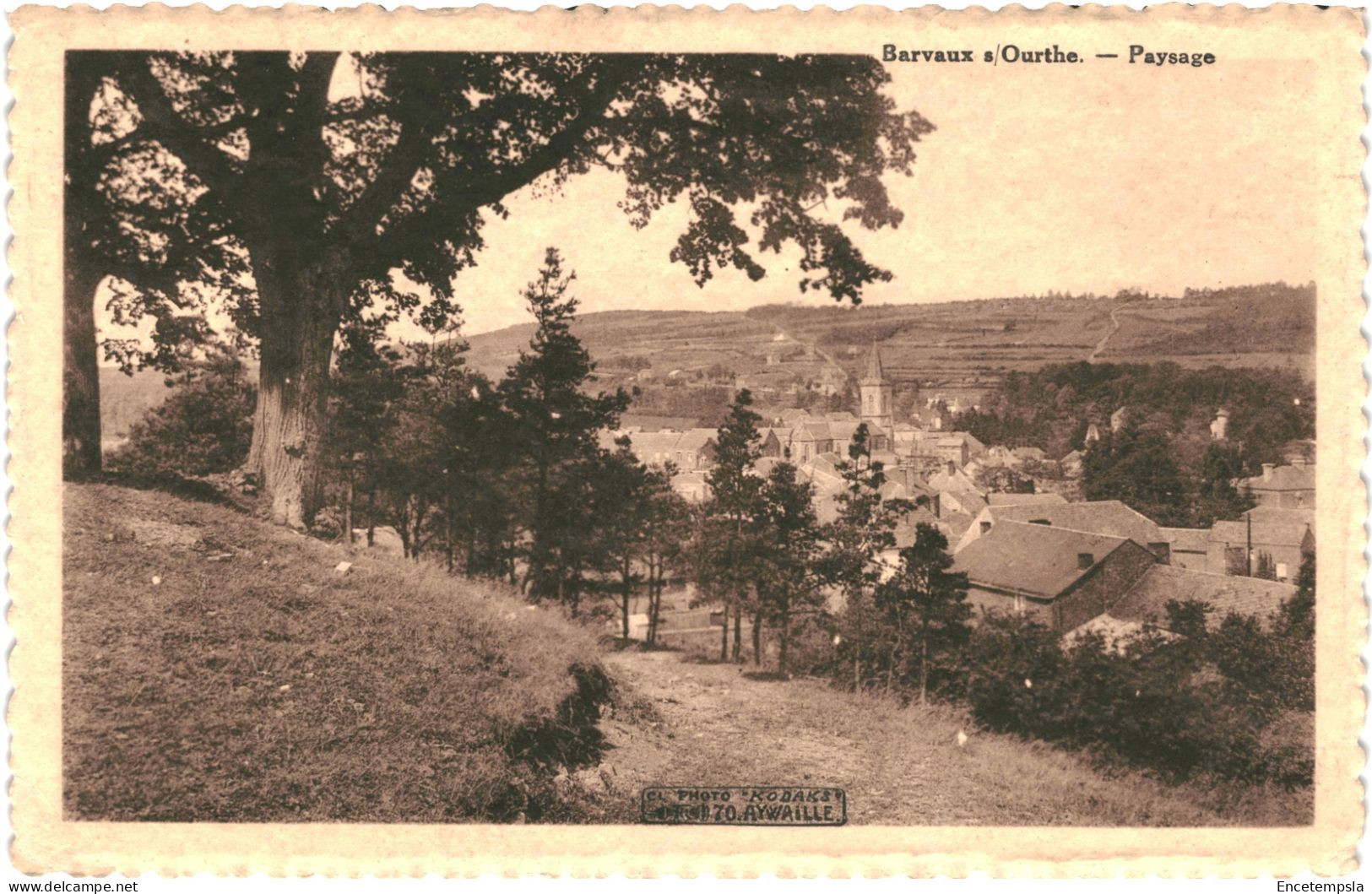 CPA Carte Postale Belgique Barvaux Sur Ourthe Paysage 1933 VM78514 - Marche-en-Famenne