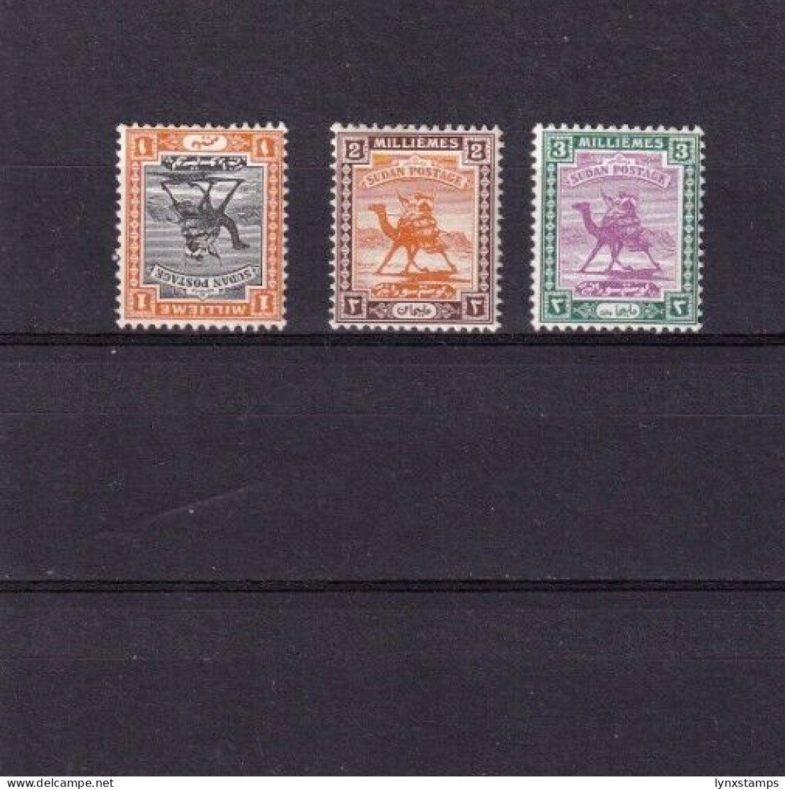 ER01 Sudan 1927 -1940 Camel Postman - New Watermark - Soudan (1954-...)