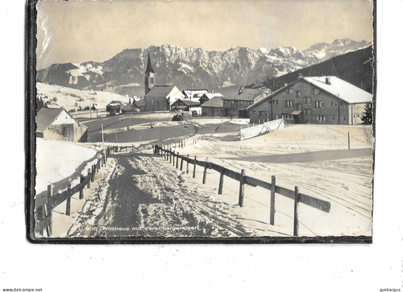 Europe-Suisse- WILDHAUS -Une Vue Du VILLAGE Sous La Neige - Wildhaus-Alt Sankt Johann