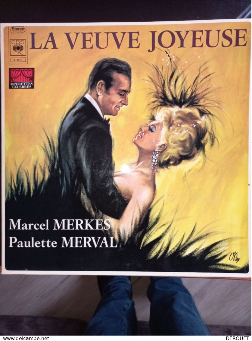 La Veuve Joyeuse - Marcel Merkes Et Paulette Merval - Opera