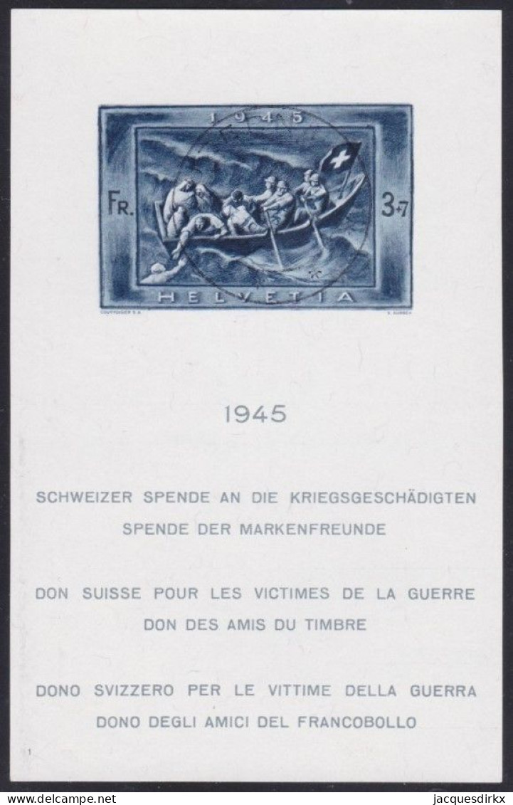 Suisse   .  Yvert  .     Bloc  11  (2 Scans)   .        (*)      .   Neuf Sans Gomme - Blocks & Sheetlets & Panes