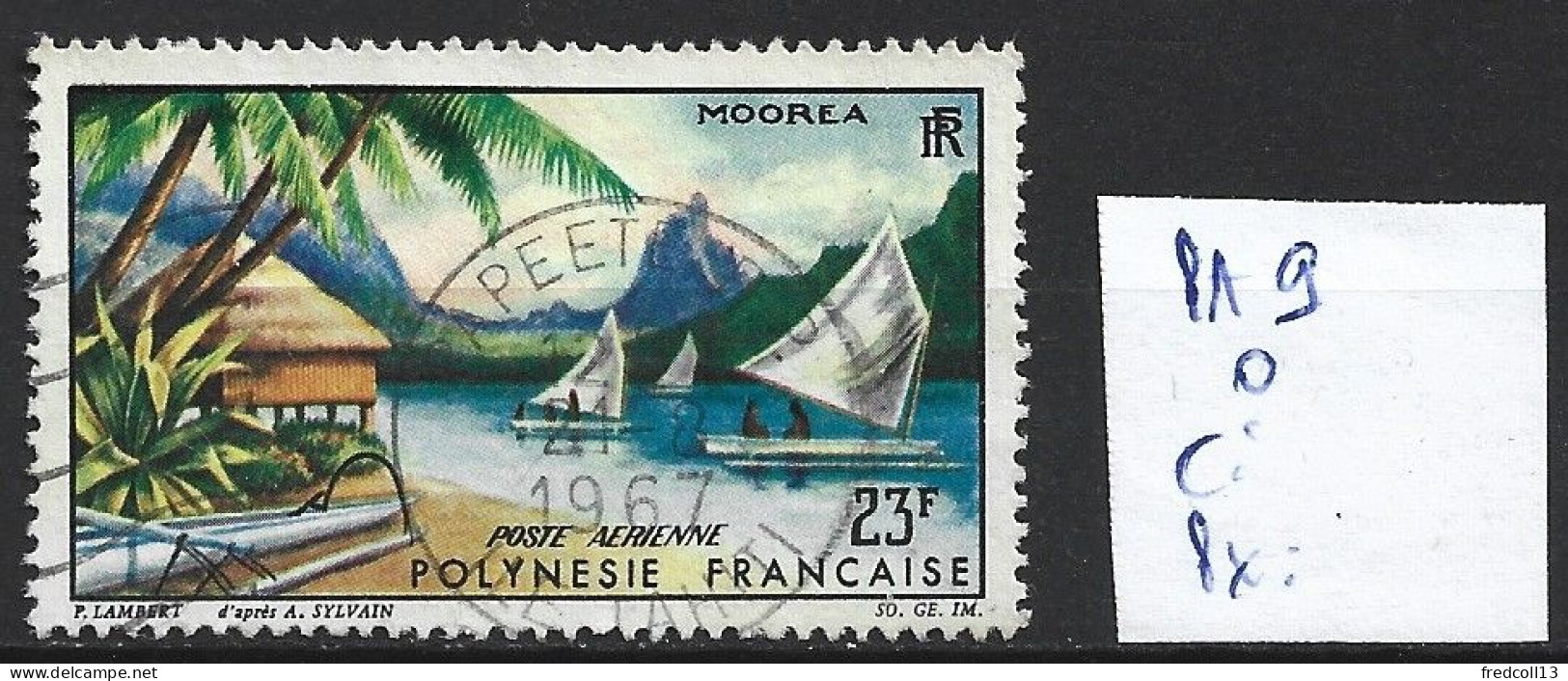 POLYNESIE FRANCAISE PA 9 Oblitéré Côte 4 € - Oblitérés