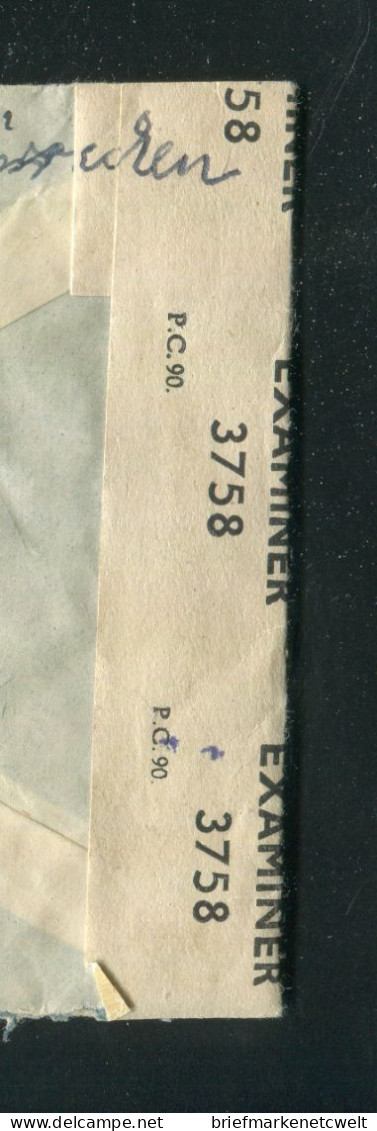 "ARGENTINIEN" 1947, Brief Mit "ZENSUR" (BRITISH CENSORSHIP GERMANY) Nach Dortmund (B0019) - Briefe U. Dokumente