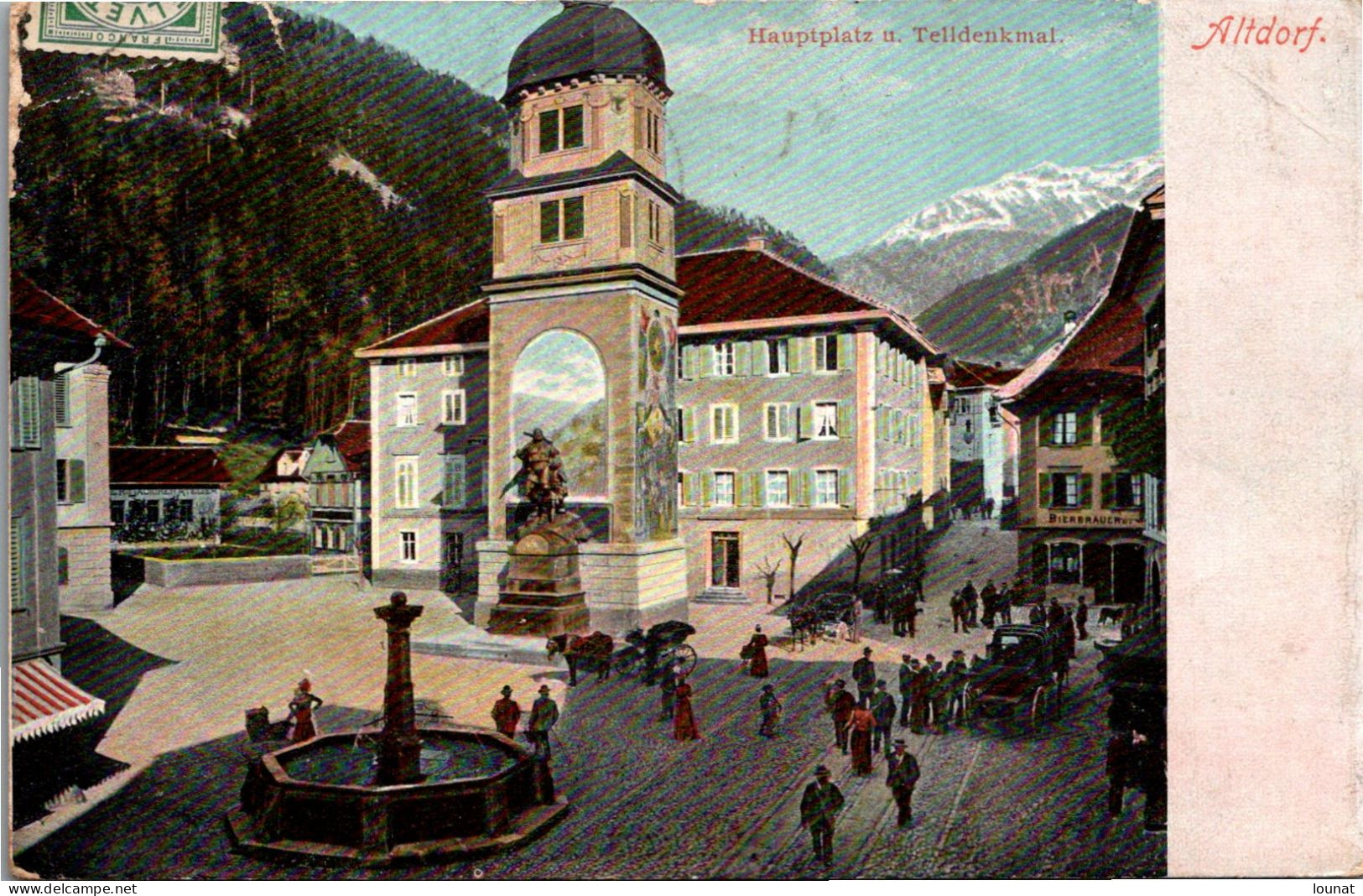 ALTDORF - Hauptplatz U Telidenkmal. - Altdorf