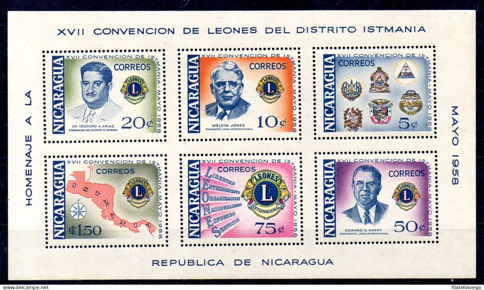 Nicaragua Hoja Bloque Nº Yvert 87 ** - Nicaragua