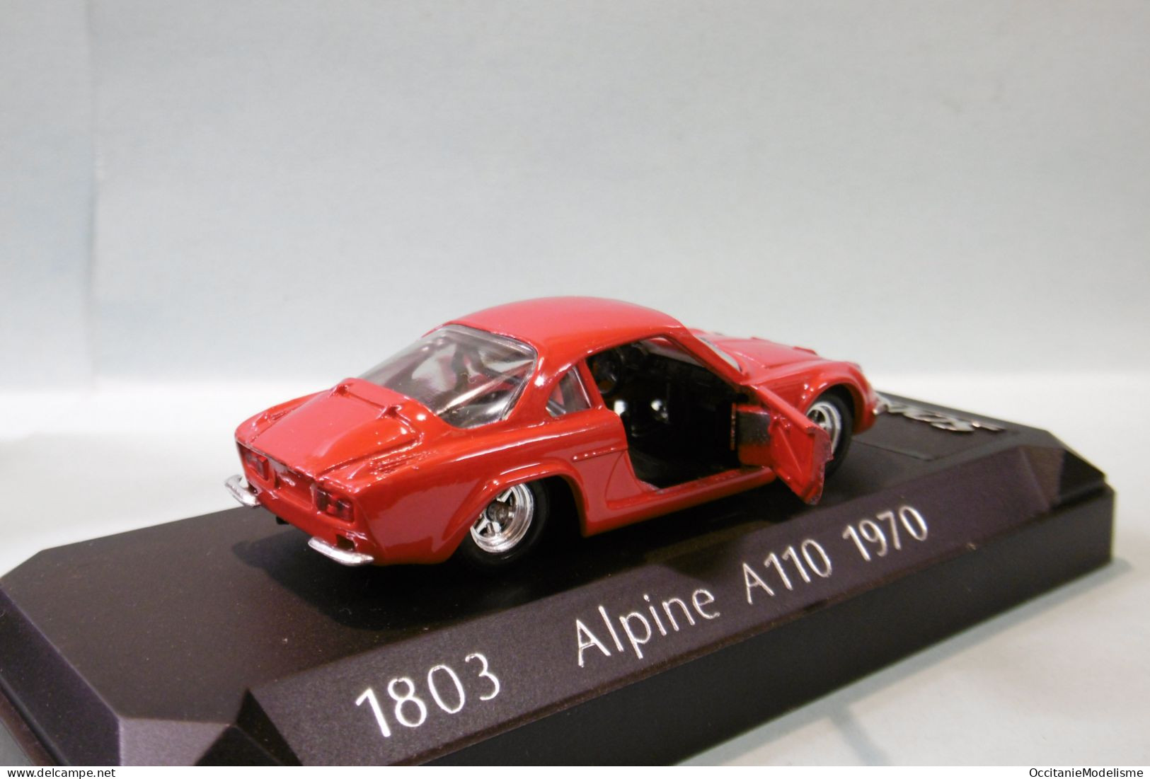 Solido - RENAULT ALPINE A110 1970 Rouge Réf. 1803 BO 1/43 - Solido