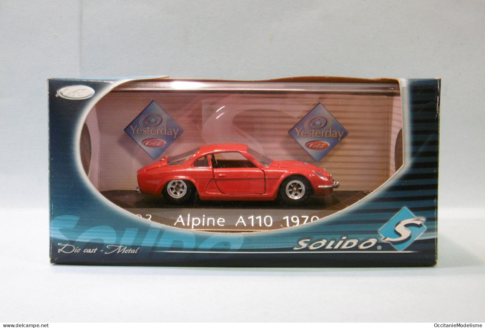 Solido - RENAULT ALPINE A110 1970 Rouge Réf. 1803 BO 1/43 - Solido