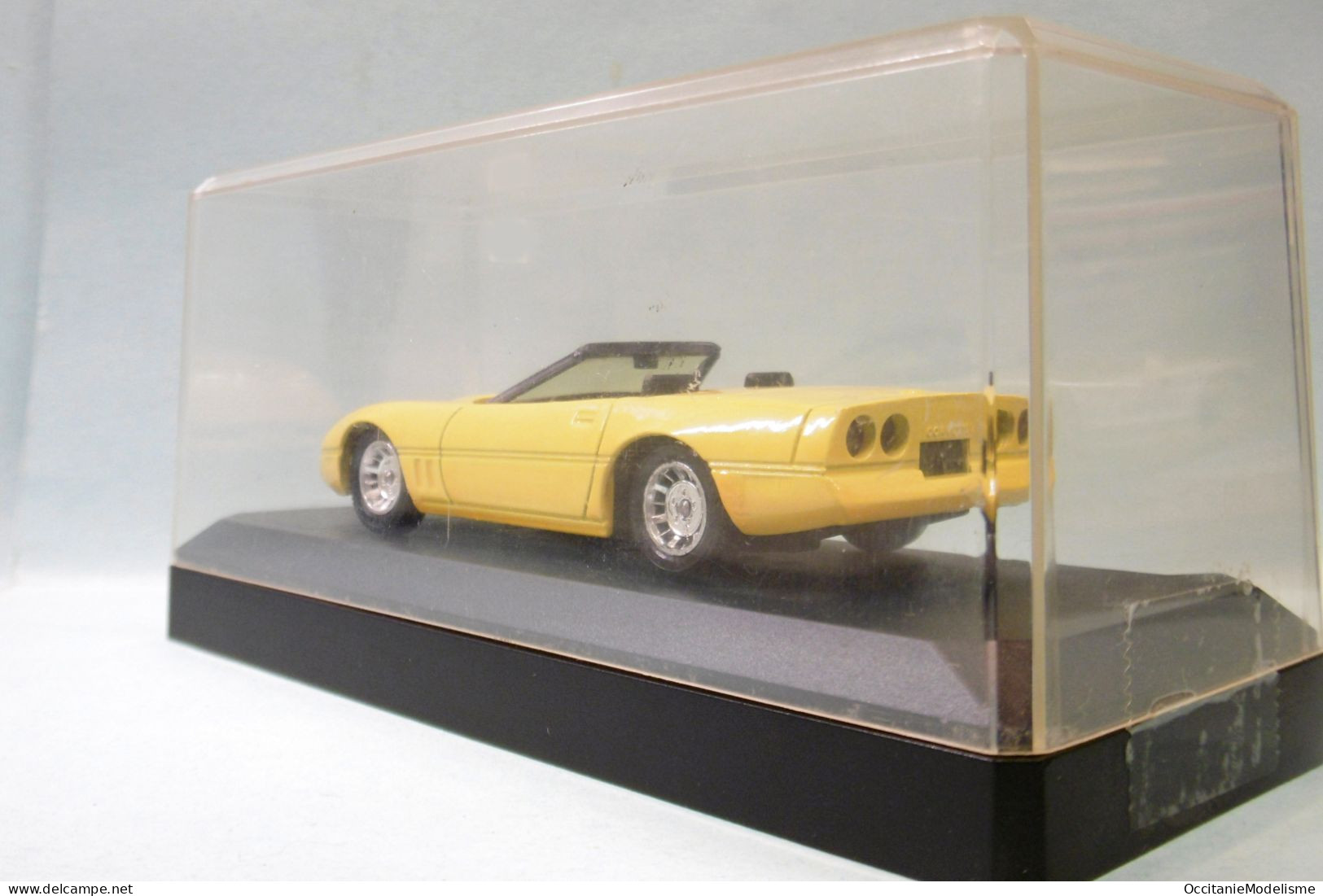 Solido - CHEVROLET CORVETTE C4 Cabriolet Jaune Réf. 1514 BO 1/43 - Solido