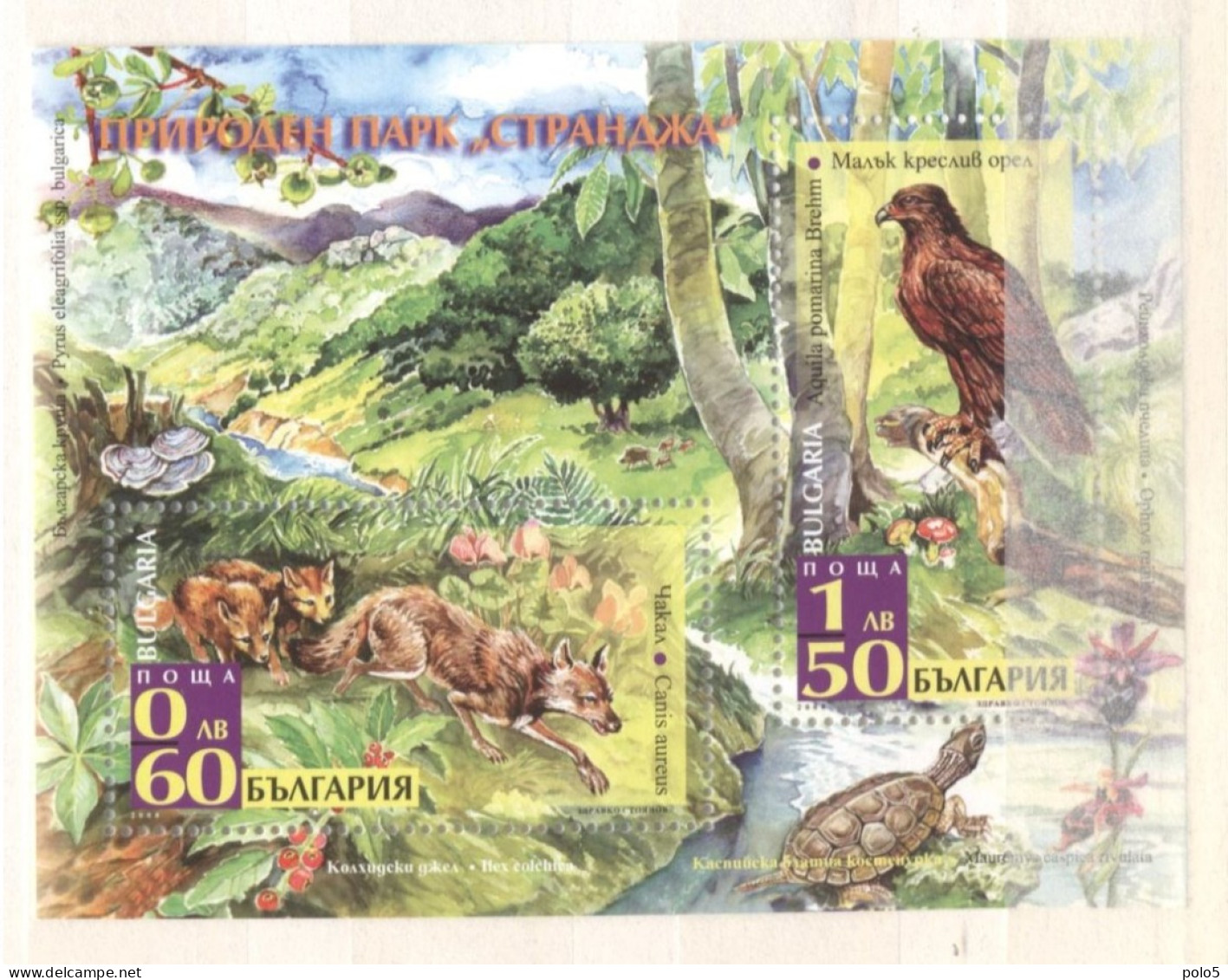 Bulgaria 2008- Nature Preserve "Strandza" M/Sheet - Unused Stamps