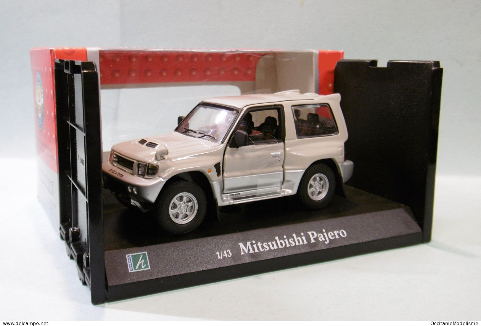 Cararama / Hongwell - MITSUBISHI PAJERO EVOLUTION Gris BO 1/43 - Cararama (Oliex)