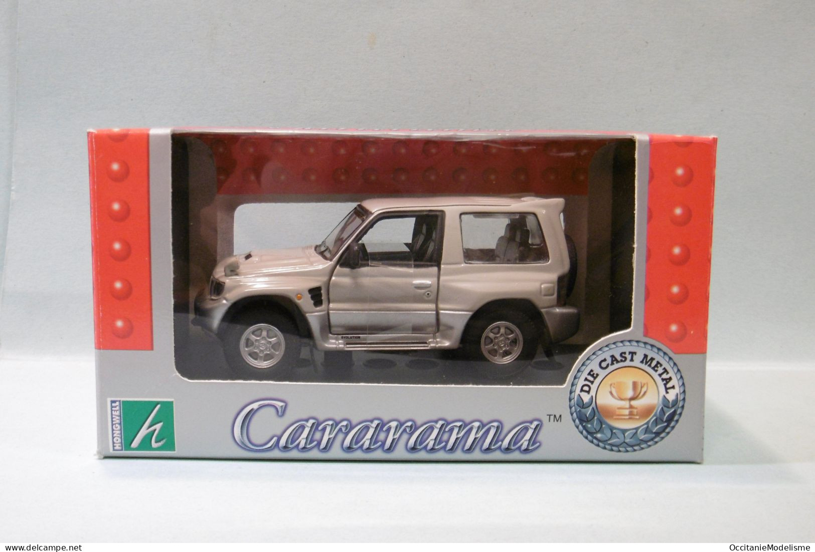 Cararama / Hongwell - MITSUBISHI PAJERO EVOLUTION Gris BO 1/43 - Cararama (Oliex)