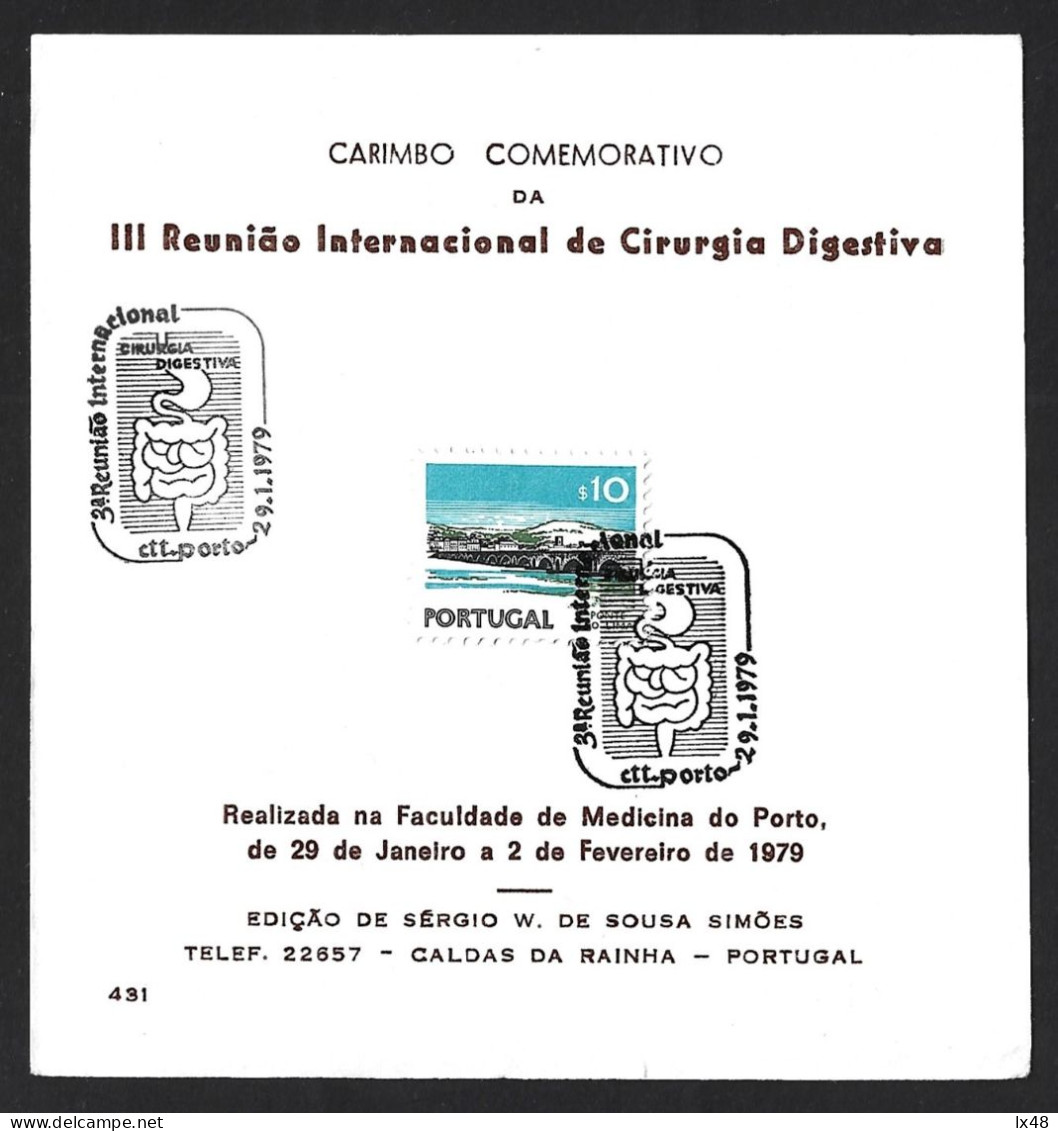Digestive Surgery. Obliteration Of International Meeting On Digestive Surgery In Porto 1979. Spijsverteringschirurgie. V - Médecine