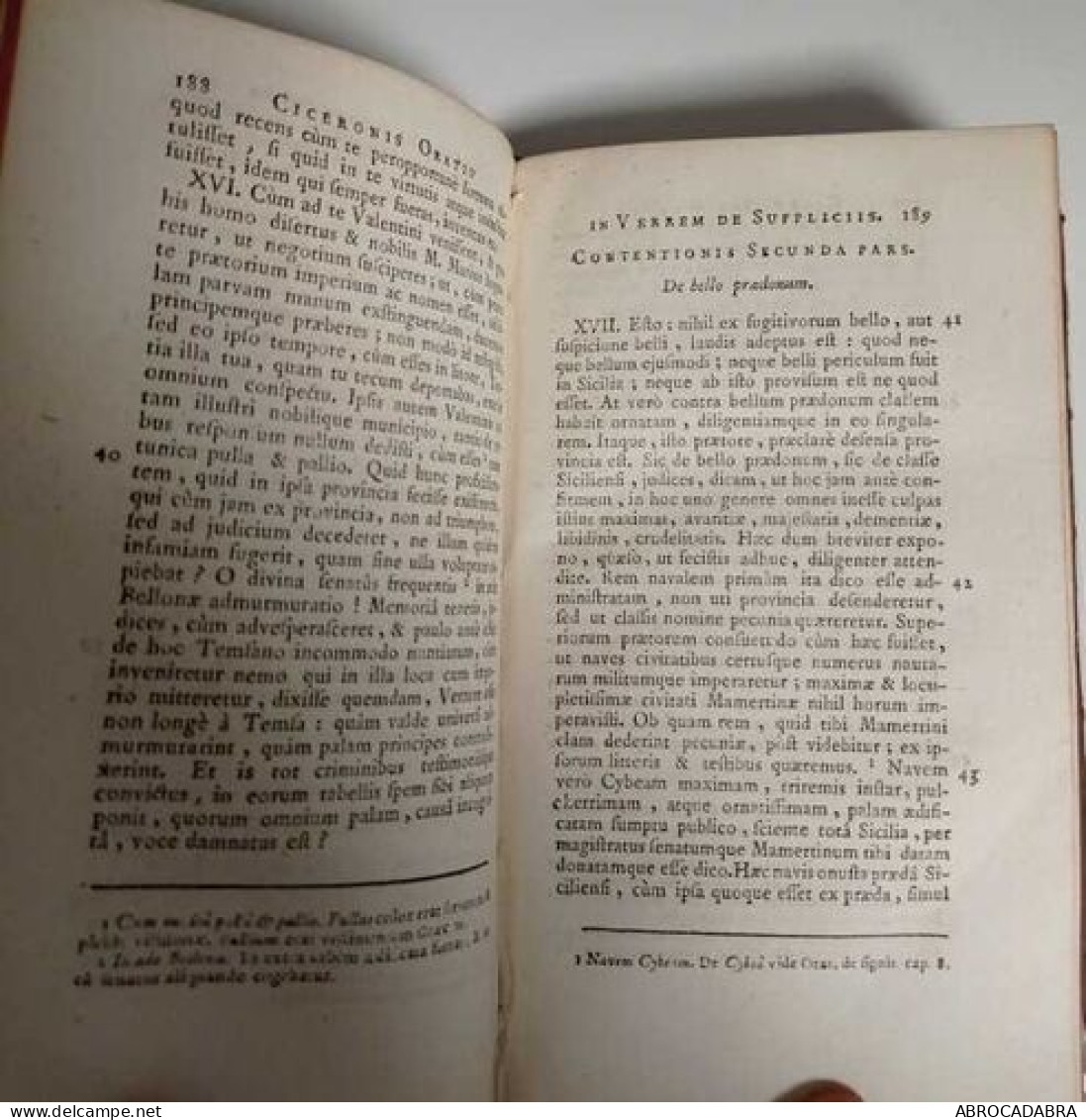 M.Tullii Ciceronis Orationum - Tomus Primus - 1701-1800