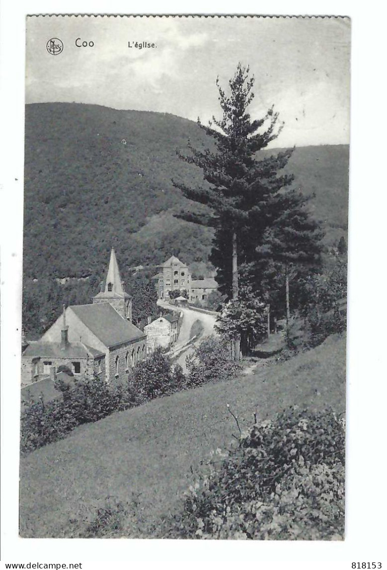 Coo   L'église    1911 - Stavelot