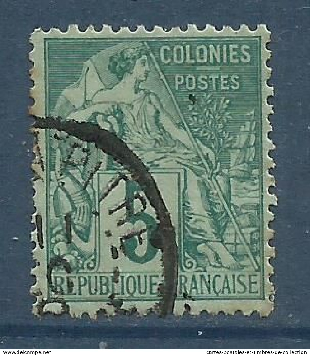 Emissions Générales Des Colonies Françaises , 5 C , Alphée Dubois , 1881 , N° YT 49 , ( O ) , µ - Alphée Dubois