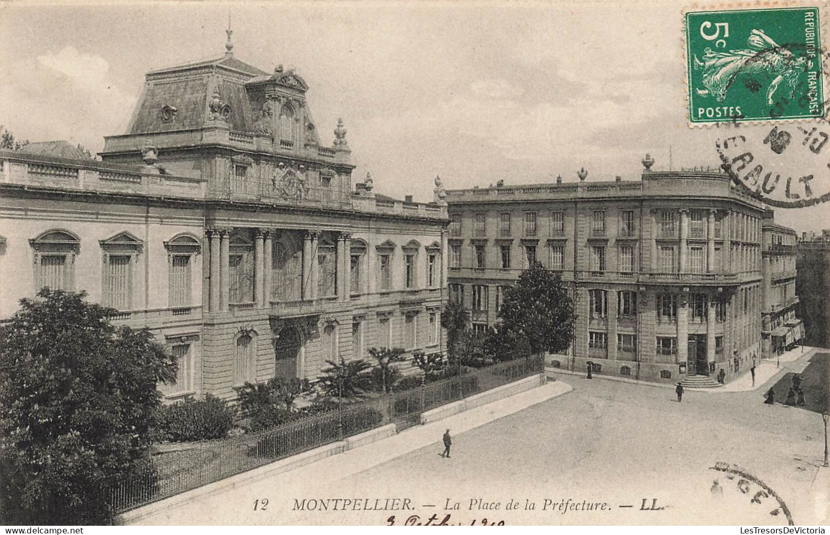 FRANCE - Montpellier - Vue Sur La Place De La Préfecture - L L - Vue Générale - Carte Postale Ancienne - Montpellier