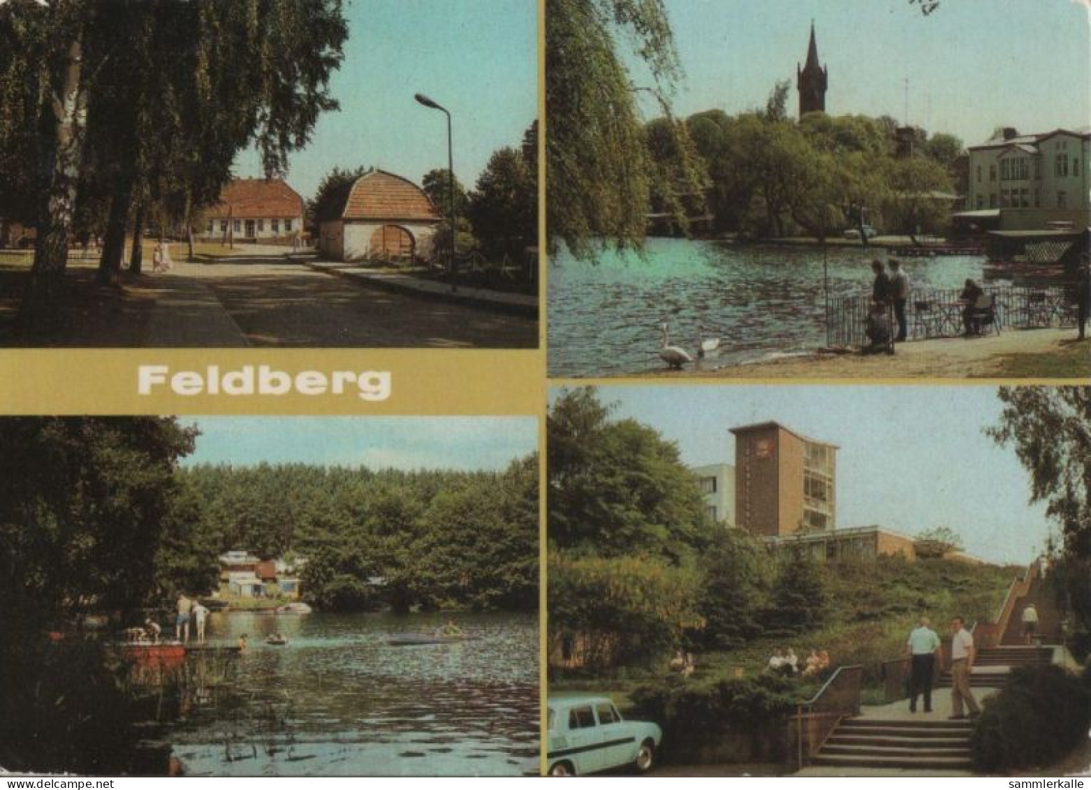 39026 - Feldberg, Feldberger Seenlandschaft - U.a. Amtsplatz - 1987 - Feldberg