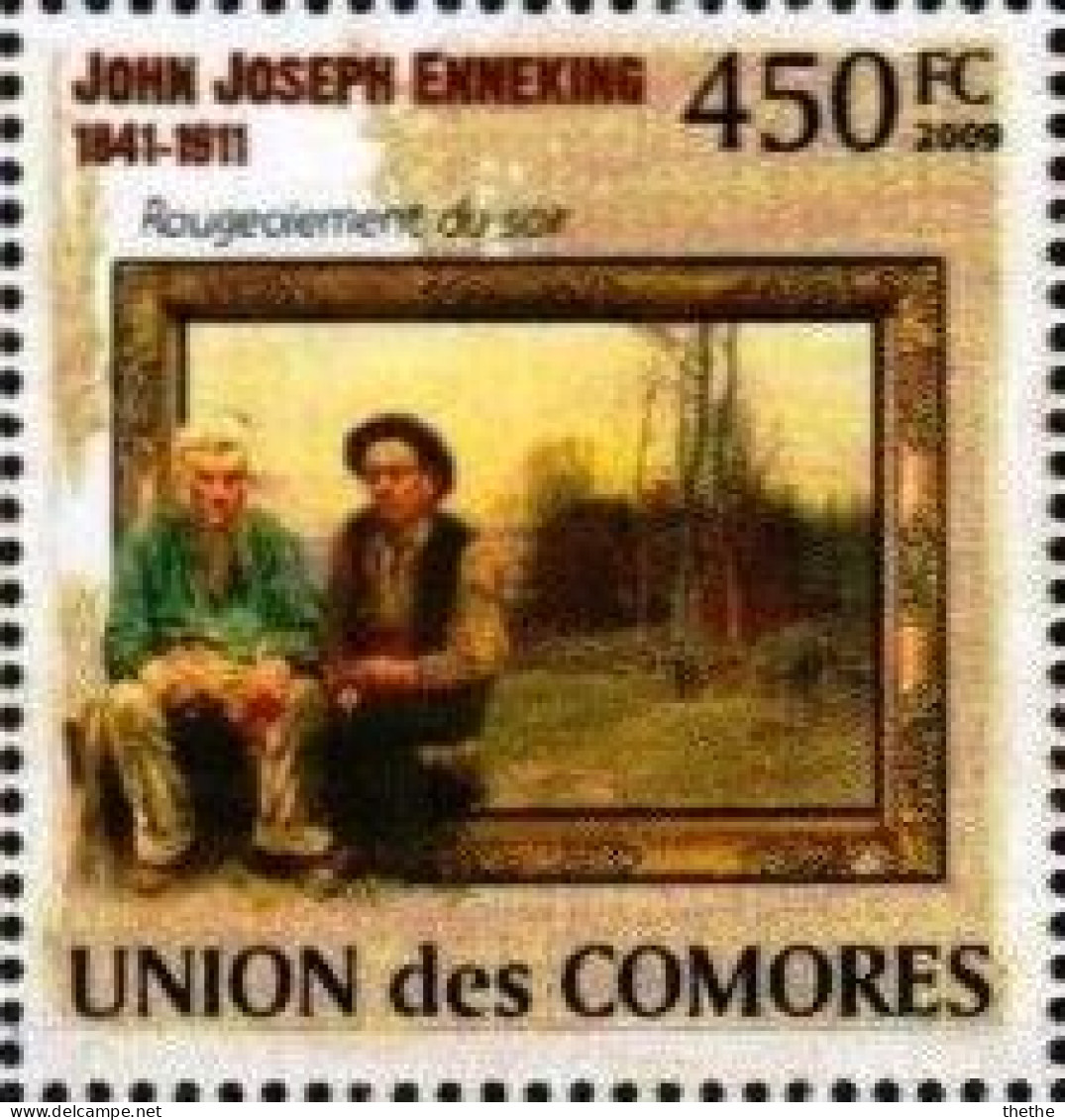 COMORES- Les Grands Impressionnistes - John Joseph Enneking - Otros & Sin Clasificación