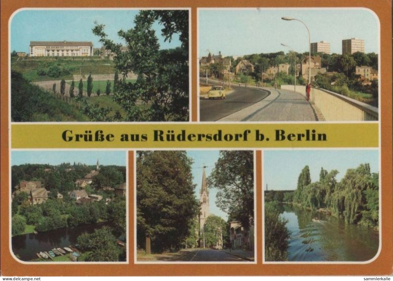 44688 - Rüdersdorf - U.a. Evangelische Kirche - 1984 - Ruedersdorf