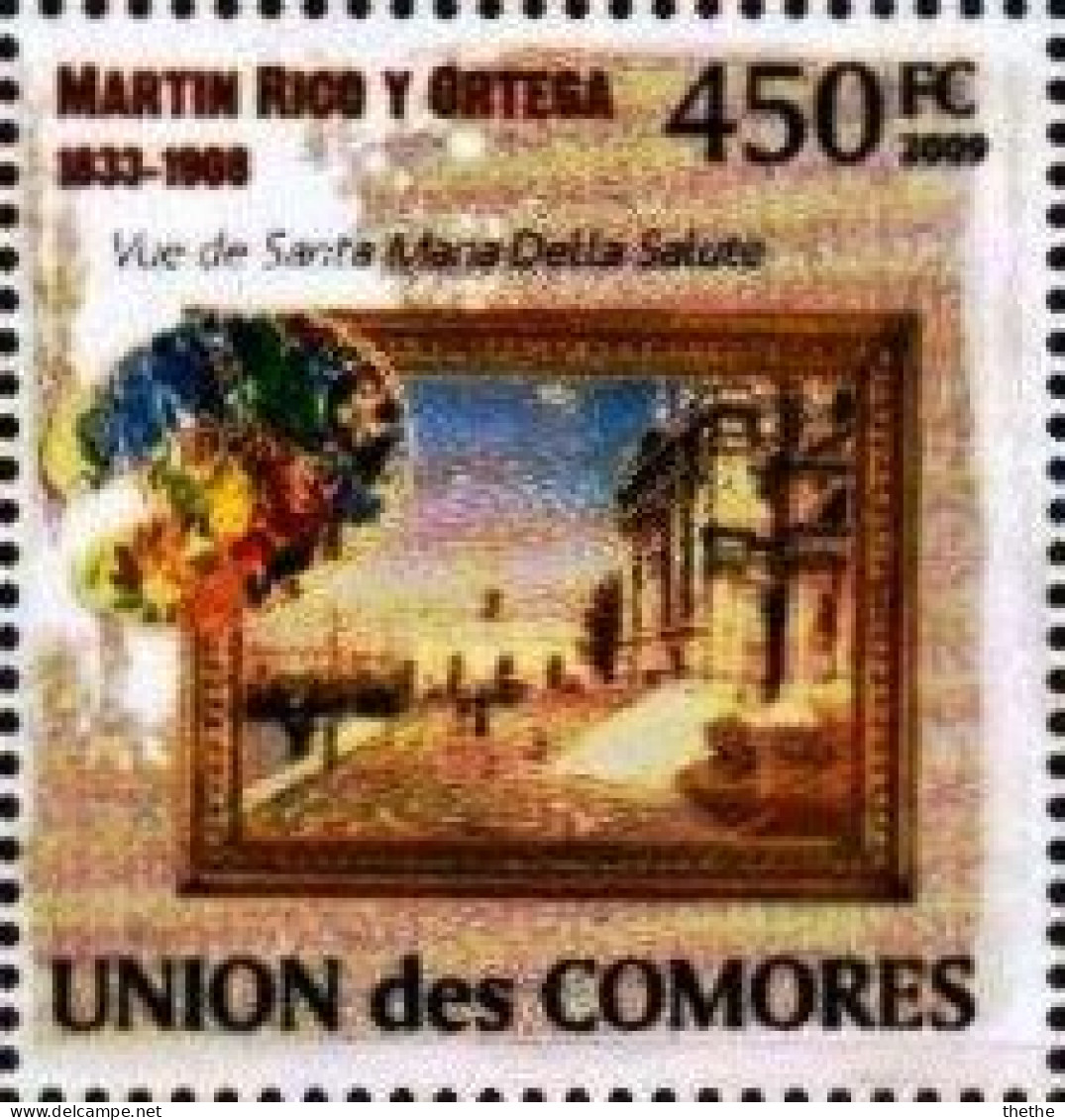 COMORES - Les Grands Impressionnistes - Martin Rico Y Ortega (2009) - Autres & Non Classés