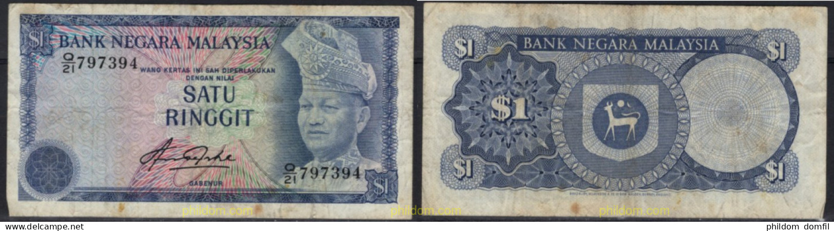 8395 MALASIA 1981 MALASIA 1 SATU RINGGIT 1981 - Malesia