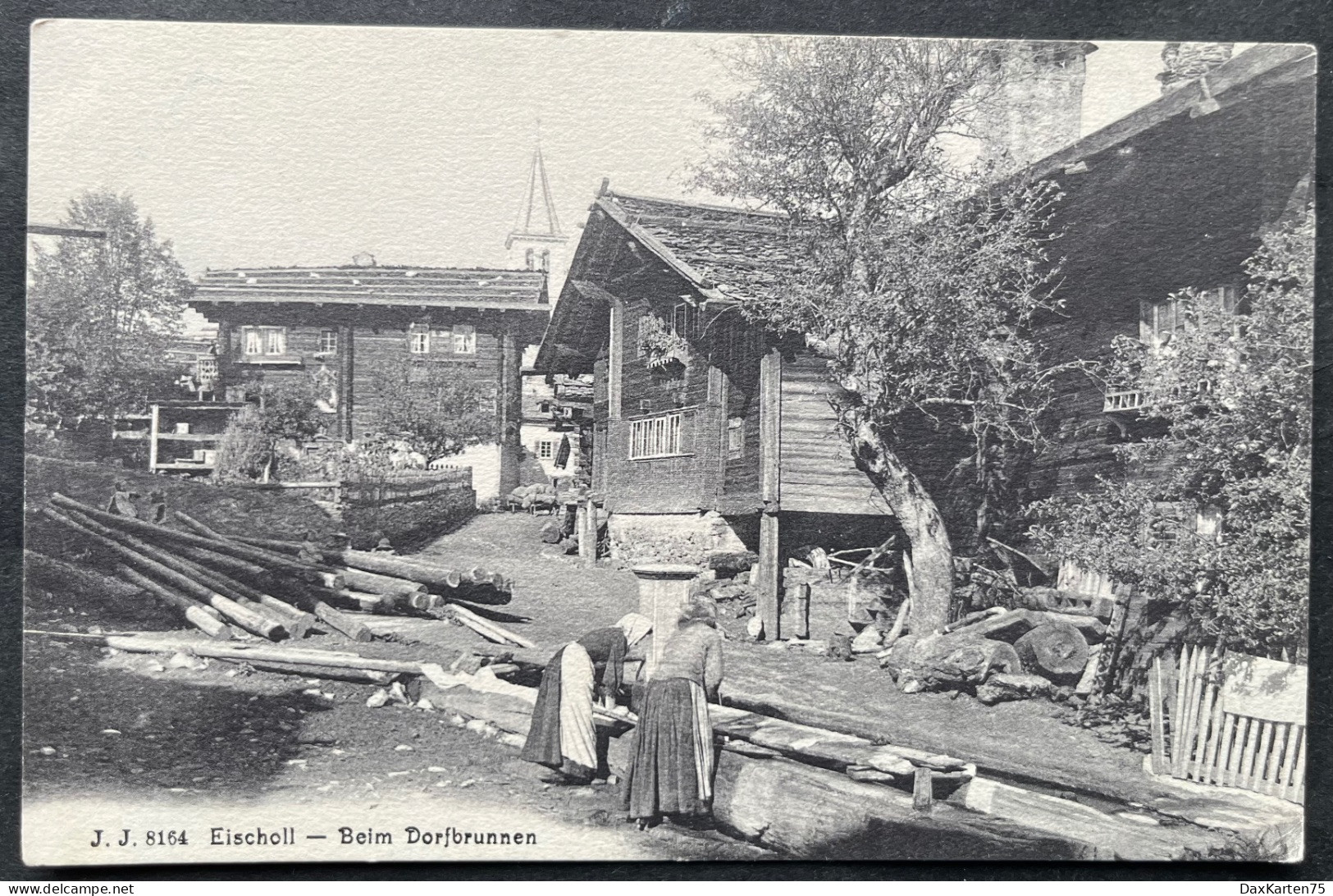 Eischoll - Beim Dorfbrunnen/ Alte Fotokarte - Eischoll