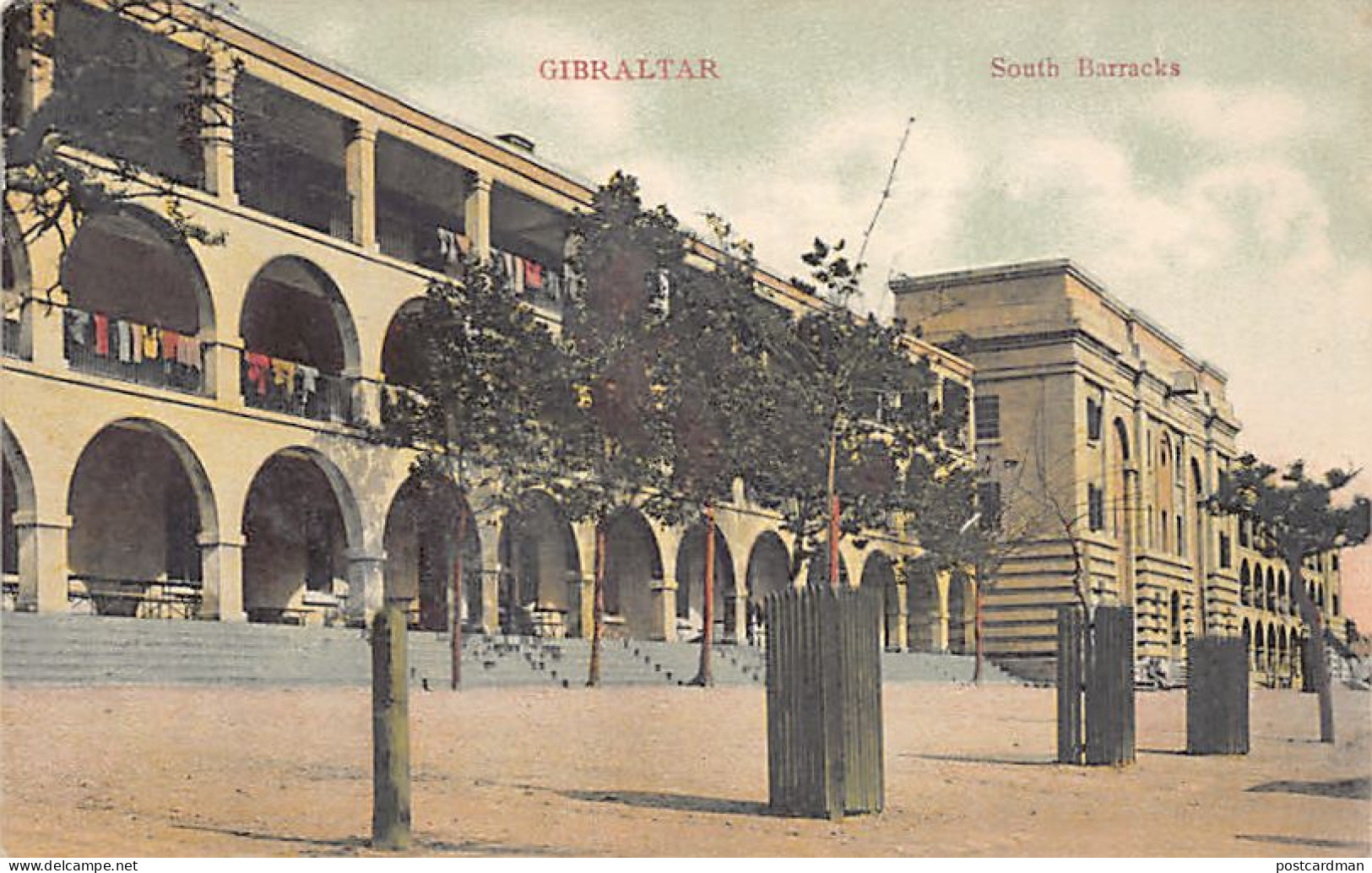 Gibraltar - South Barracks - Publ. V. B. Cumbo  - Gibilterra