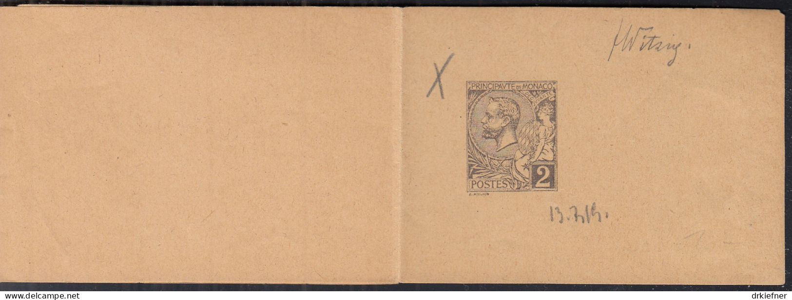 MONACO S 6, Ungebraucht, Fürst Albert I., 1893 - Postal Stationery