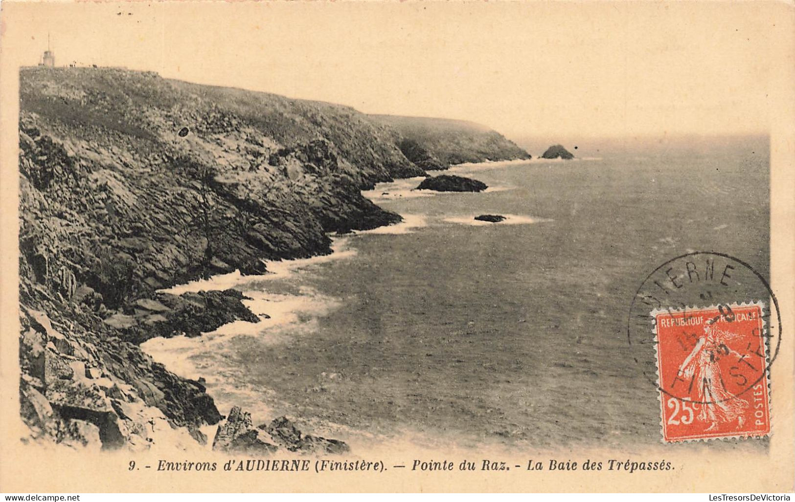 FRANCE - Environs D'Audierne (Finistère) - Pointe Du Raz - La Baie Des Trépassés - Carte Postale Ancienne - Audierne