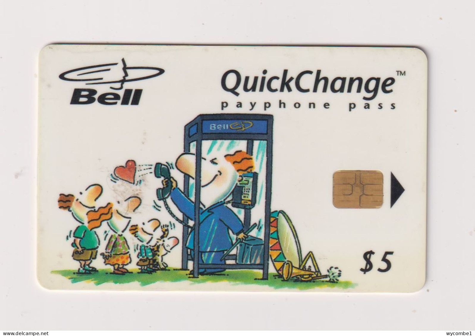 CANADA -  Bell Quick Change Chip Phonecard - Canada