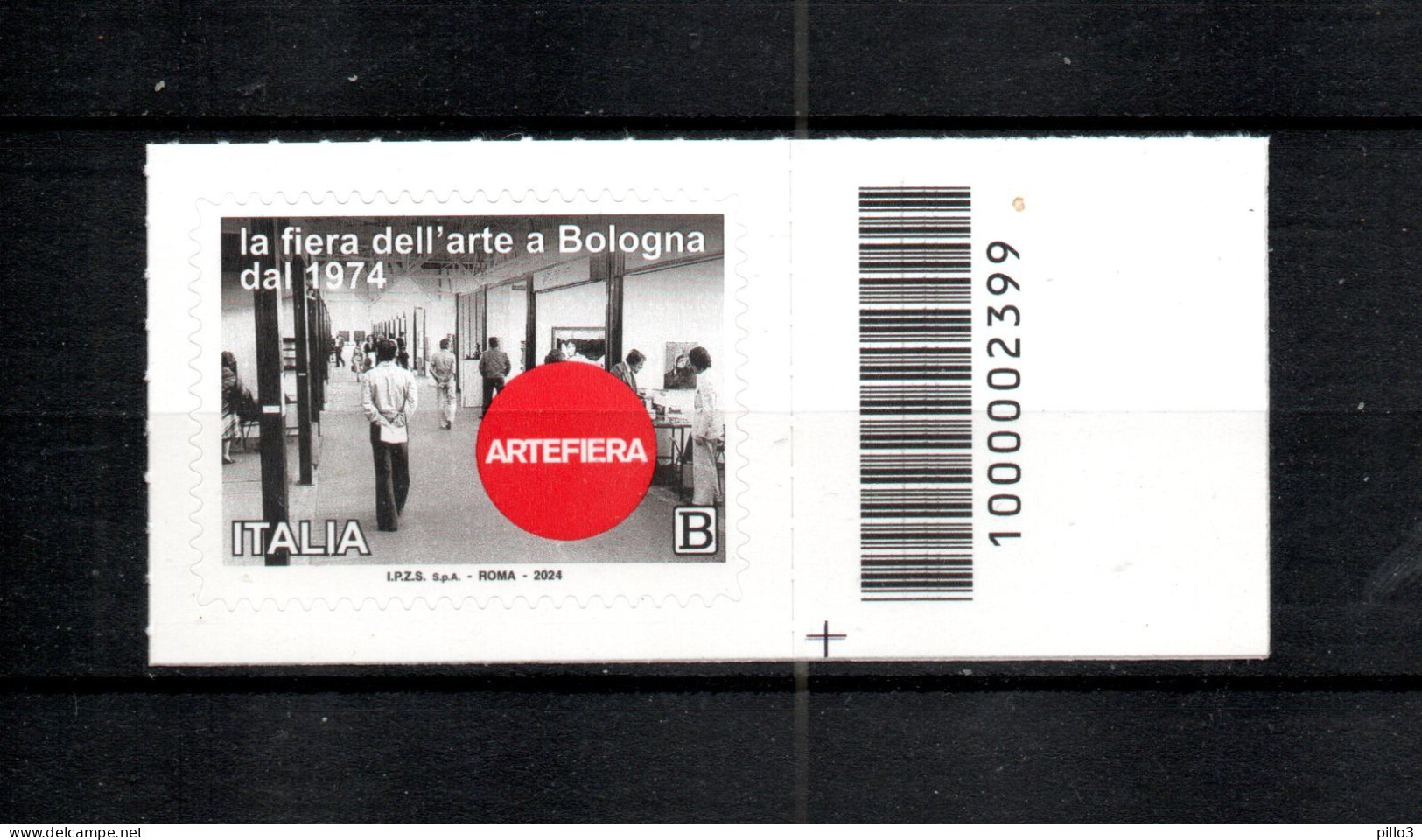 ITALIA :  50ma Fiera Dell'arte A Bologna - 1 Val. MNH** Del  1.02.2024 - Code-barres