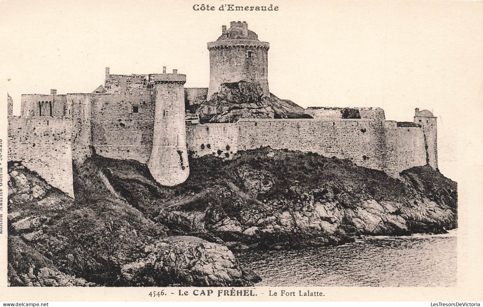 FRANCE - Côte D'Emeraude - Le Cap Fréhel - Vue Sur Le Fort Lalatte - Carte Postale Ancienne - Cap Frehel